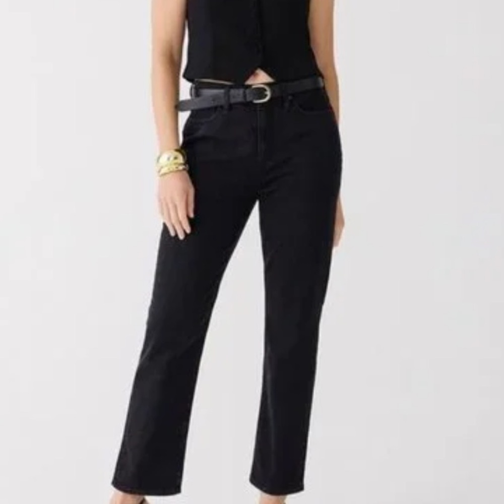 J.Crew Classic straight jean in washed black size‎ 31 NWT in packaging